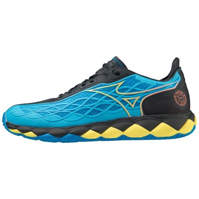 Zapatos Mizuno WAVE Enforce Tour AC Hombre - Azules / Amarillos / Negros - Chile M856MKWSYU